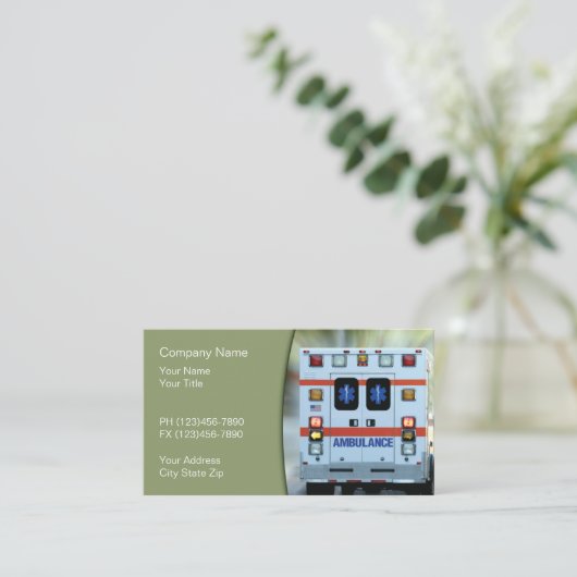 EMS医療緊急事態 名刺 (スタンド正面)