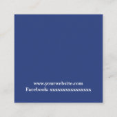 EMS救急医療サービス スクエア名刺 (裏面)