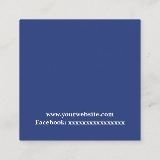 EMS救急医療サービス スクエア名刺 (裏面)