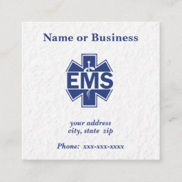 EMS救急医療サービス スクエア名刺