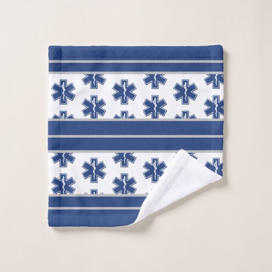 EMS救急医療隊員とEMTバスタオルセット バスタオルセット (ウォッシュタオル)