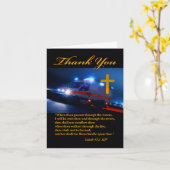 EMS救急医療隊員、宗教テーマ カード (黄色い花)