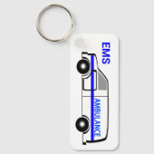 EMS救急車と聖書の引用文 キーホルダー (正面)