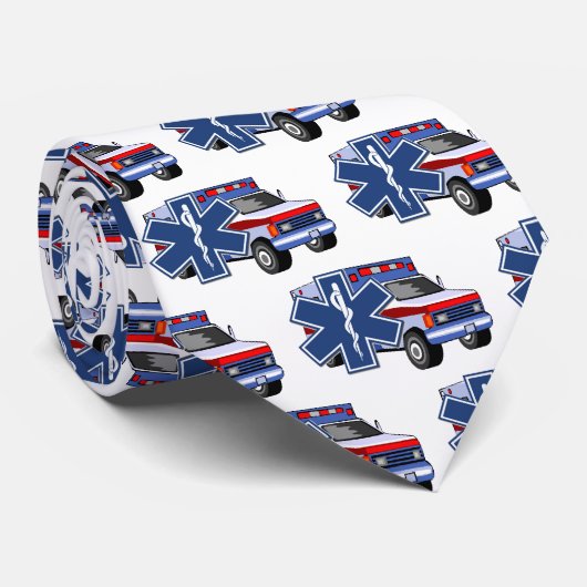 EMS救急車タイ ネクタイ (ロール)