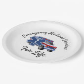 EMS救急車命中     ペーパープレート (アングル)