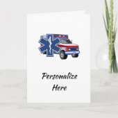 EMS救急車 カード (正面)