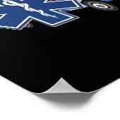 EMS救急車 ポスター (角)