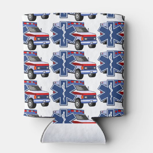 EMS救急車 缶クーラー (裏面)