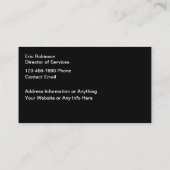 EMS火災緊急テーマ名刺 名刺 (裏面)