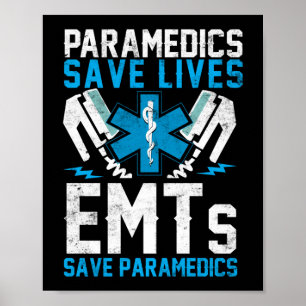 EMS緊急救急医療隊員救はEMTの命を救奪う ポスター