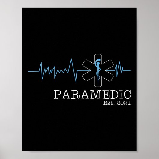 EMS緊急救急医療隊員Est.2021学生 ポスター (正面)