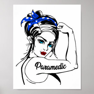 EMS緊急救急医療隊員Rosie The Riveter ポスター