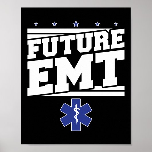 EMS緊急未来EMT学生救急車 ポスター (正面)