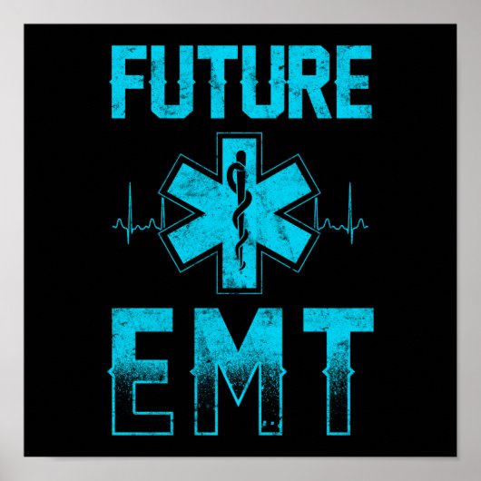 EMS緊急未来EMT学生救急車 ポスター (正面)
