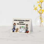 EMS クリスマス感謝カード カード (黄色い花)