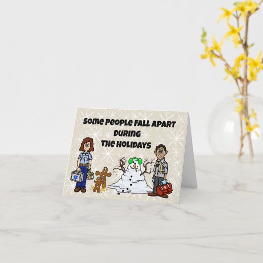 EMS クリスマス感謝カード カード (黄色い花)