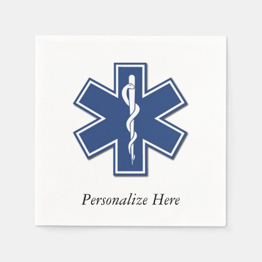 EMS スタンダードカクテルナプキン (正面)