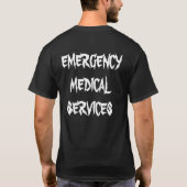 EMS -夜を包含して下さい Tシャツ (裏面)