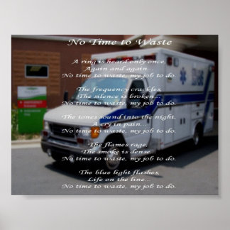 EMS – 無駄にする時間なし ポスター