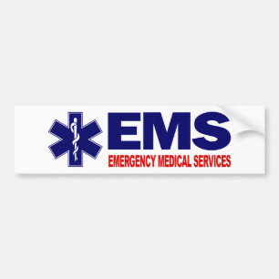 EMS 3 バンパーステッカー