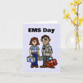 EMS Day Greeting Card カード (黄色い花)