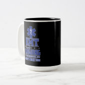 EMS Emergency EMT私は議論していない ツートーンマグカップ (正面左)