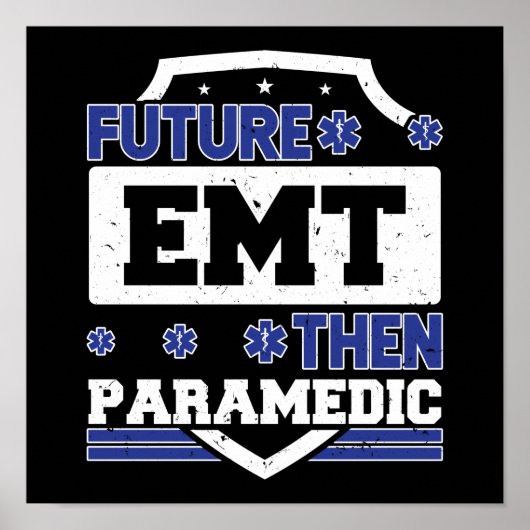 EMS Emergency Future EMTその後救急医療隊員学生 ポスター (正面)