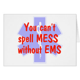 EMS EMSのカードなしで混乱を綴ることができません