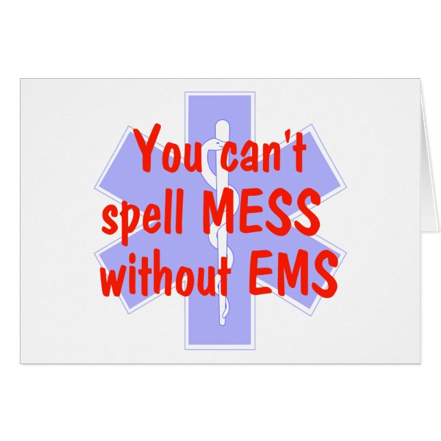 EMS EMSのカードなしで混乱を綴ることができません (正面横)