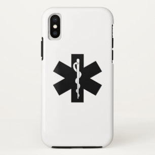 EMS EMTの救急医療隊員の星 iPhone X ケース