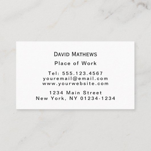 EMS EMTは陰刻モノグラムのなプロフェッショナルを薄くします 名刺 (裏面)