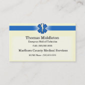 EMS/EMTカ連絡ード 名刺 (正面)