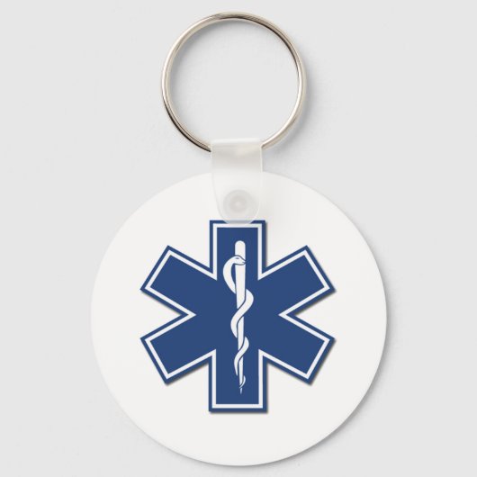 EMS Star of Life キーホルダー (正面)