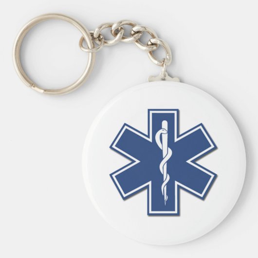 EMS Star of Life キーホルダー (正面)