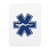 EMS Star of Life マグネット (縦)