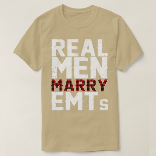 EMTと実在結婚する男性 Tシャツ (デザイン正面)