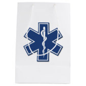 EMTのスター・オブ・ライフ   ミディアムペーパーバッグ (裏面)