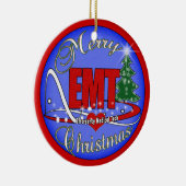 EMTのメリークリスマスのオーナメントの緊急の医学の技術 セラミックオーナメント (右)