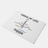 EMTの医学の心拍のユーモアの中の生命体の痕跡 ドアマット (アングル)