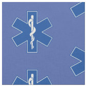 EMTの救急医療隊員の記号のカスタム ファブリック (クローズアップ)