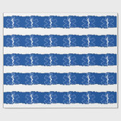 EMTの救急医療隊員の記号のカスタム ラッピングペーパー (フラット)