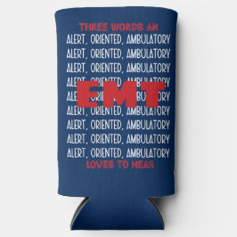 EMTアラおもしろいートカスタム・CNA/LPN/MD/PA/RN/RT/NP スリム缶クーラー