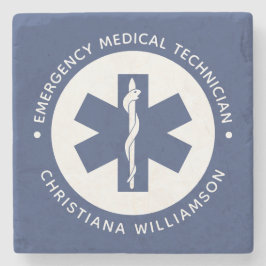 EMTカスタム記号救急医療技術者 ストーンコースター
