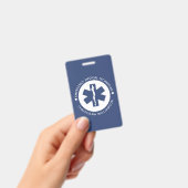 EMTカスタム記号救急医療技術者 バッジ (手持ち)