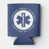 EMTカスタム記号救急医療技術者 缶クーラー (正面)