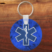 EMTキーチェーン – 青 キーホルダー (正面)