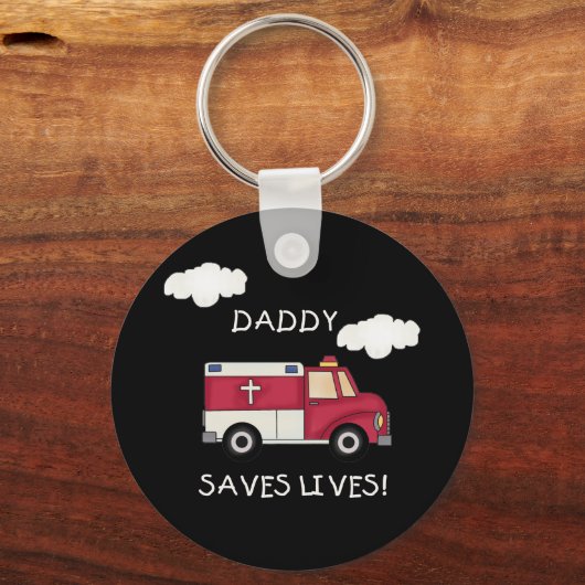 EMTダディ救は生きる キーホルダー (正面)