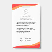 EMTバモダンーコード統合のデザイン バッジ (裏面)