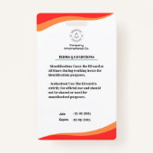 EMTバモダンーコード統合のデザイン バッジ (裏面)