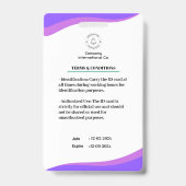 EMTバモダンーコード統合のデザイン バッジ (裏面)